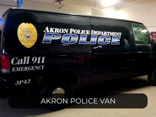 Akron Police Van