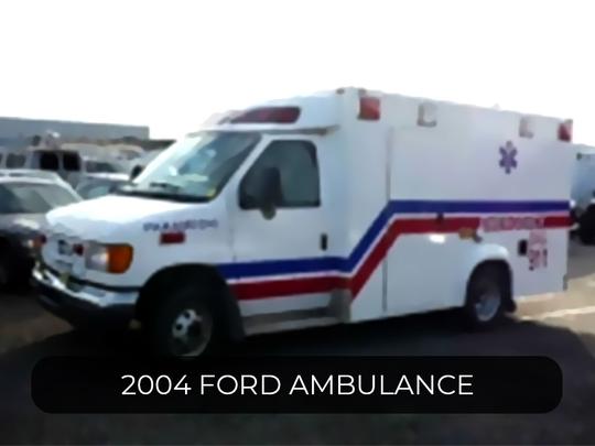 2004 Ford Ambulance  ID# 1006