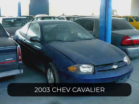 2003 Chev Cavalier ID# 118