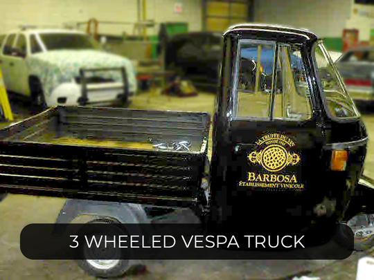 3 Wheeled Vespa Truck ID# 1290
