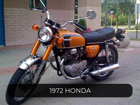 1972 Honda CB ID# 1112