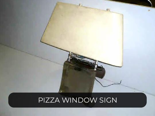 Pizza Window Sign