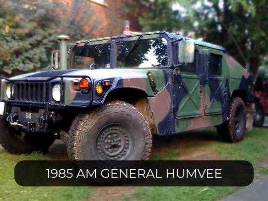 1985 AM General Humvee ID# 1282