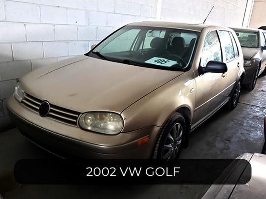 2002 VW Golf ID# 405