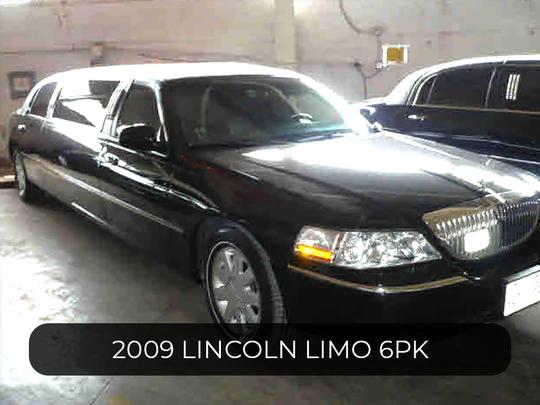 2009 Lincoln Limo 6PK ID# 1101