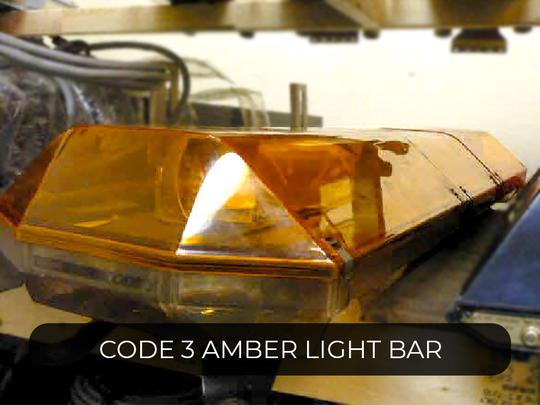 Code 3 Amber Light Bar
