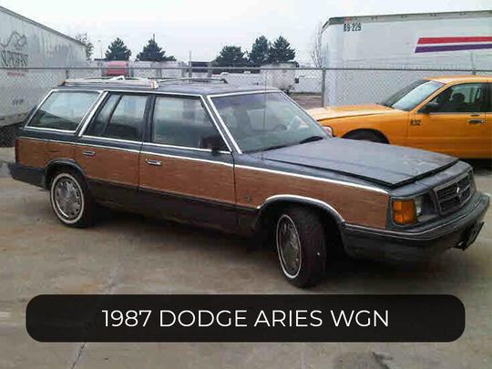 1987 Dodge Aries Wgn ID# 48