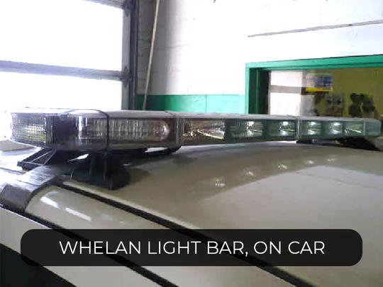 Whelan Light Bar, On Car