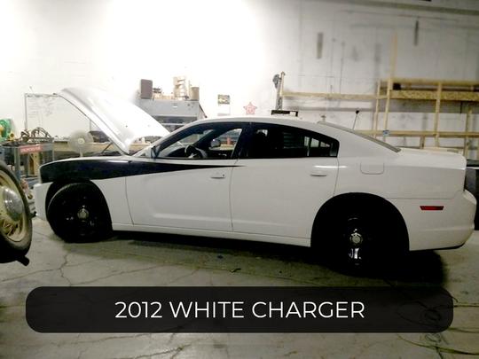 2012 White Charger ID# 59